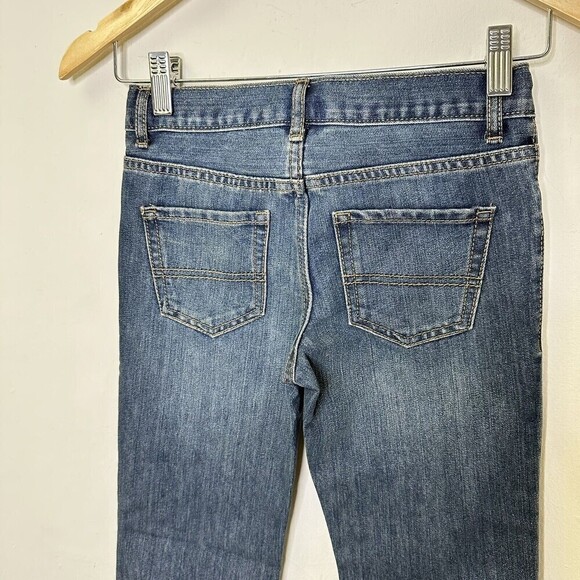 The Childrens Place Girls Bootcut Stretch Jeans Size 7 Medium Blue - Picture 6 of 7